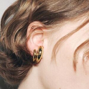 NWT Zara Hoop Ear Cuff Earrings